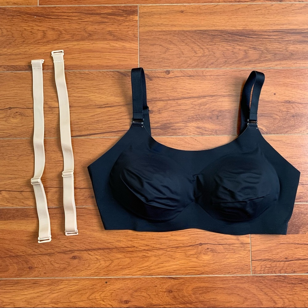 Knix padded evolution bra - beige/black reversible